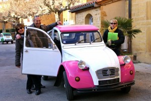 business event in 2cv car