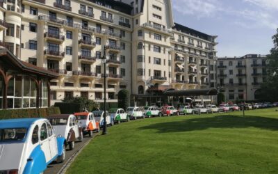 Un rallye 2CV à Evian