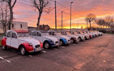 Un rallye en 2cv dans la Loire